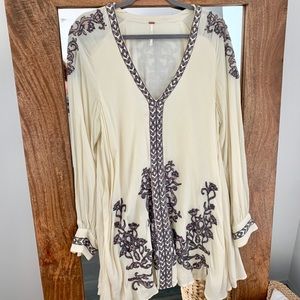 Free People Embroidered Dress